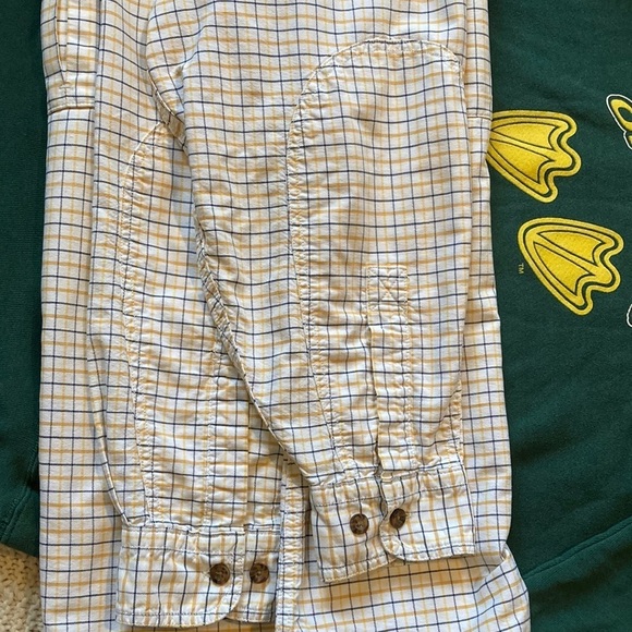 Woolrich mens XL 100% cotton button down shirt Midweight cooler weather classic - Picture 7 of 10